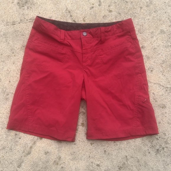 Athleta Pants - Athleta Women's Red Dipper Bermuda Hiking Climbing Shorts Size 8